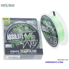 Шнур Norstream Absolute Game 8x размотка 150 м цвет светло-зелёный